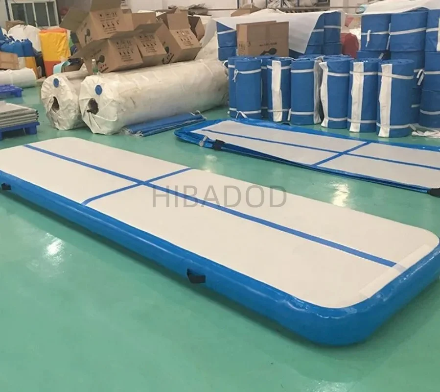 Opblaasbare Gymnastiek Mat 4*1*0.2m Airtrack Gym Mat Opblaasbare Air Track Tumble Track Air Tumbling Track matten Met een Pomp