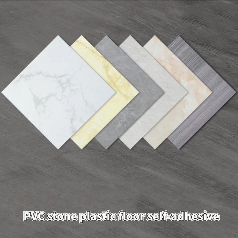 

Simulated Marble Tile Floor Sticker PVC Waterproof Self-adhesive for Living Room Toilet Kitchen Home Floor Decor 3d Wall Sticker