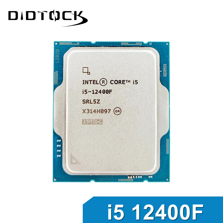 

Intel core i5 12400F 2.5GHz 6-Core 12-Thread CPU Processor 10NM L3=18M 65W LGA 1700 No cooler