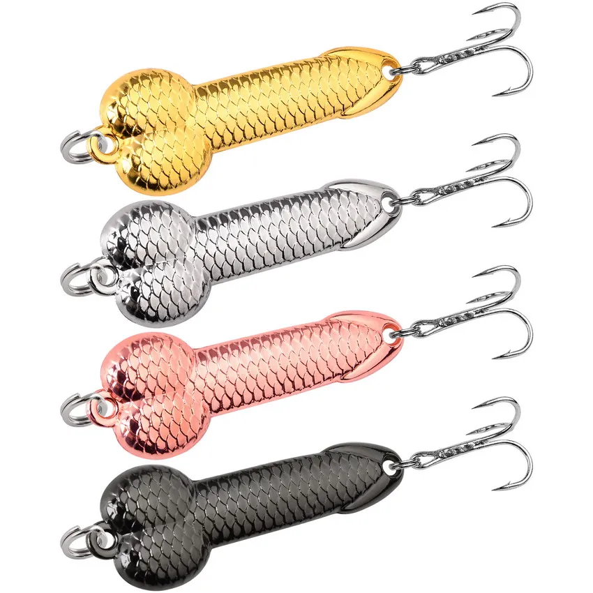 12Pcs Spoon Fishing Lures Set Metal Dick Penis Shape Bait Crankbait Hook 5-20g Metal Sequin VIB Jig Pesca Fishing Lures Bait view 6