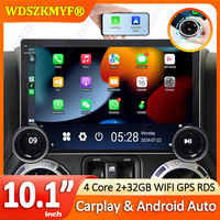 2025 NEW 10.1 inch For Universal Multimedia Player GPS Android Auto Wireless CarPlay Intelligent Systems Car Radio Automotive