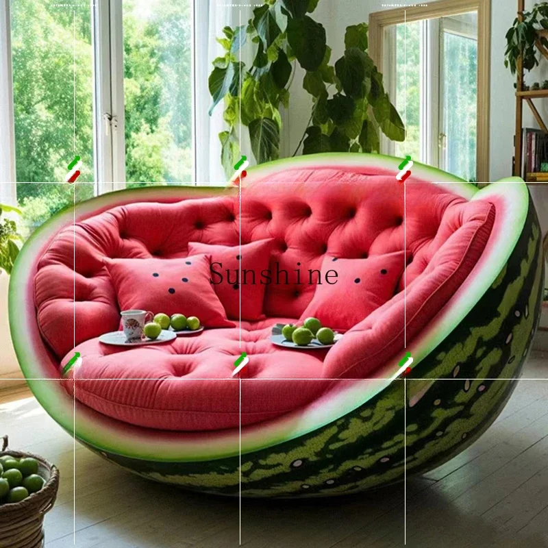 Fruit Watermelon Orange Sofa Chair Lazy Tatami Bedroom Living Room Balcony Creative Sofa Chair