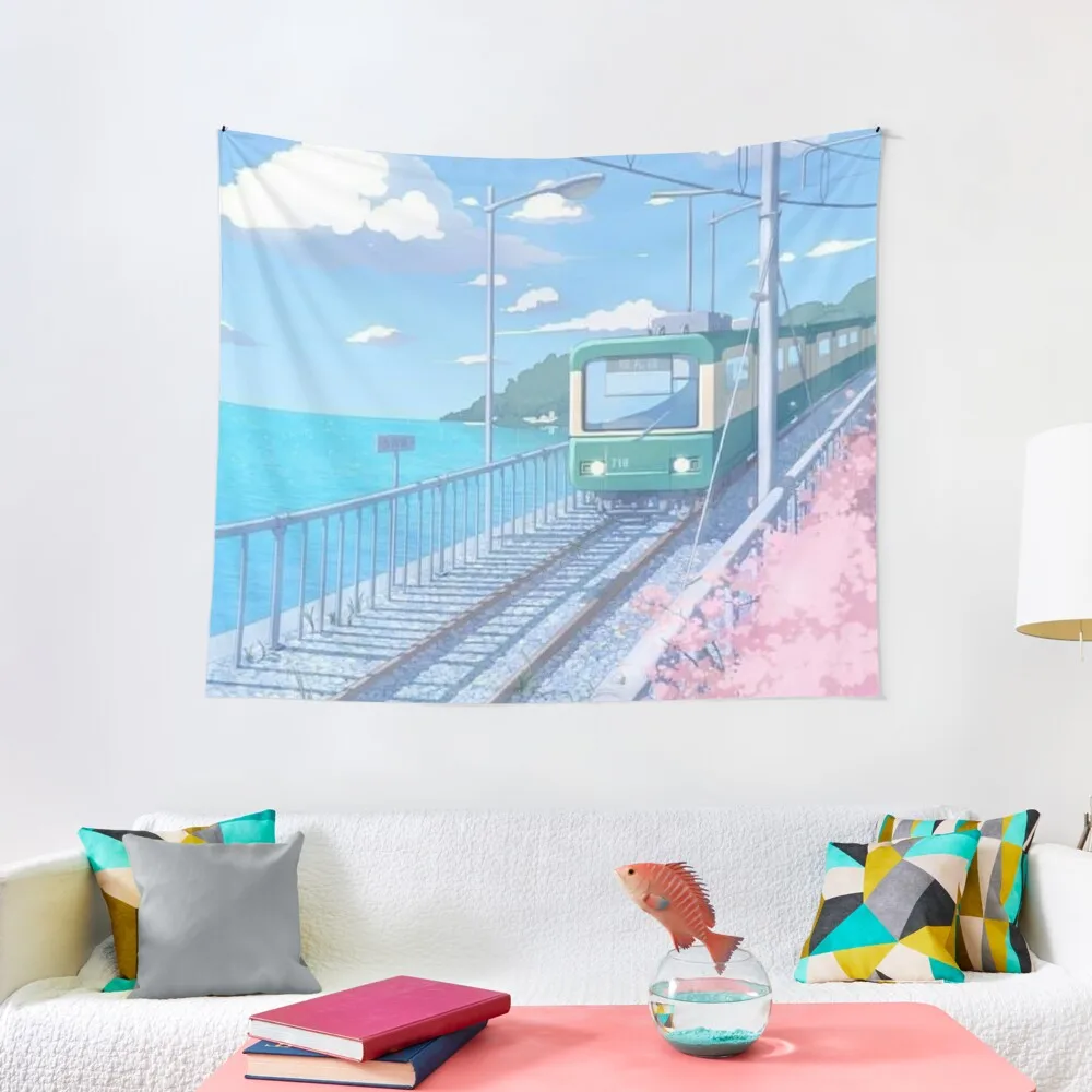 

Anime Aesthetic Train Tapestry Room Decorations Aesthetic Home Decorating Tapestry