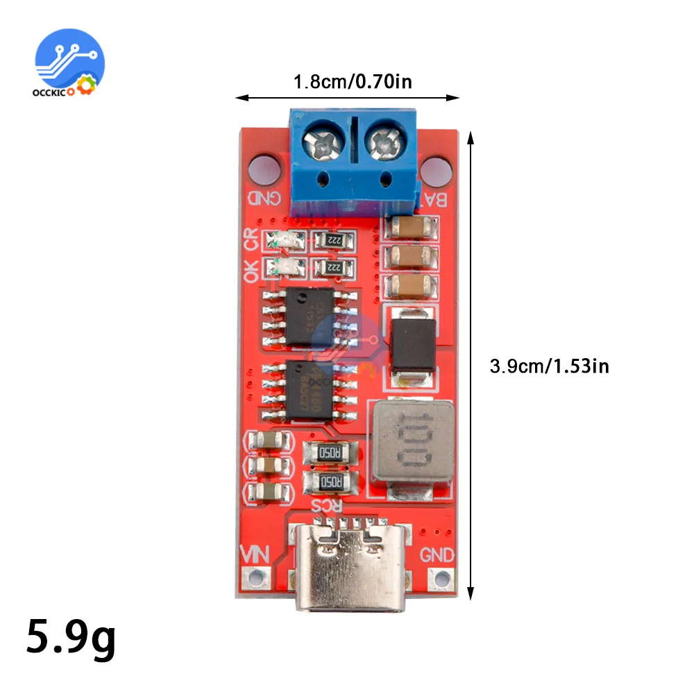 Multi-cell 2S 3S 4S type-c do 8.4V 12.6V 16.8V wzmocnienie doładowania LiPo polimerowa ładowarka litowo-jonowa 7.4V 11.1V 14.8V 18650 bateria litowa