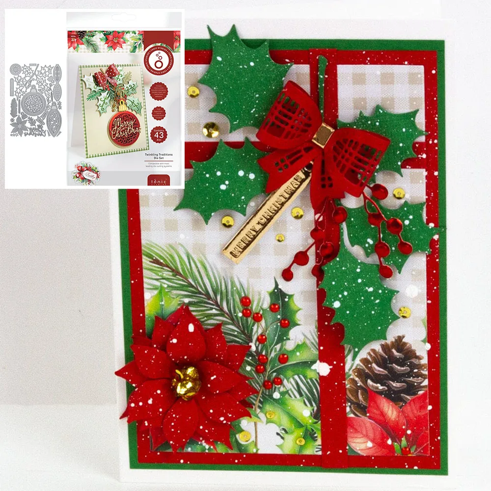 

2025 New A Box of Memories Die Set Metal Cutting Dies DIY Embossing Scrapbooking Christmas Greeting card Gift Box Die Cut Molds