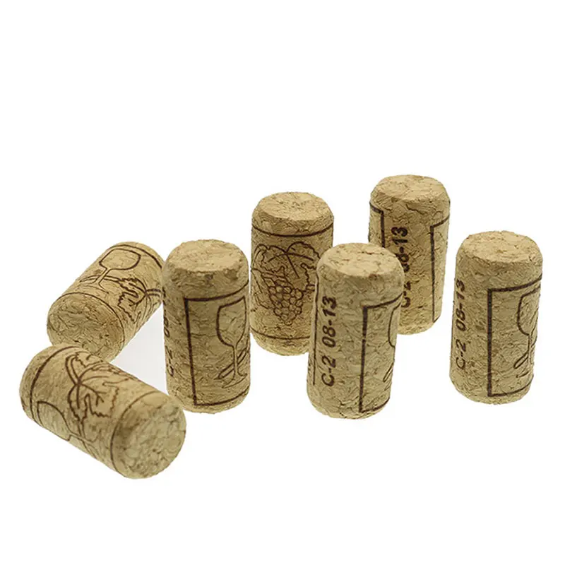 10 pcs Wine Corks Stopper Portable Wine Cork Straight Stopper for Bottling of Wines or Crafting Cowboy Bottle Caps