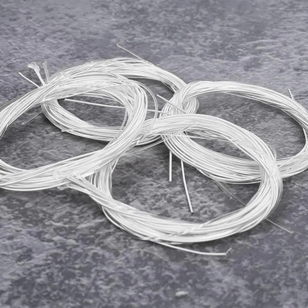 6 قطعة سلاسل الغيتار الكلاسيكي العملي المعادن النايلون سلاسل الغيتار الصلب التوتر سلاسل الغيتار الكلاسيكية للموسيقية #6