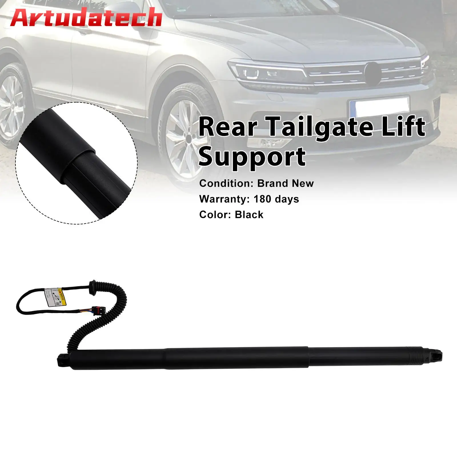 

Artudatech 1PCS Rear Electric Tailgate Gas Strut NA827851A Fit for VW TIGUAN AD1 2016 2017 2018 2019 Car Accessories