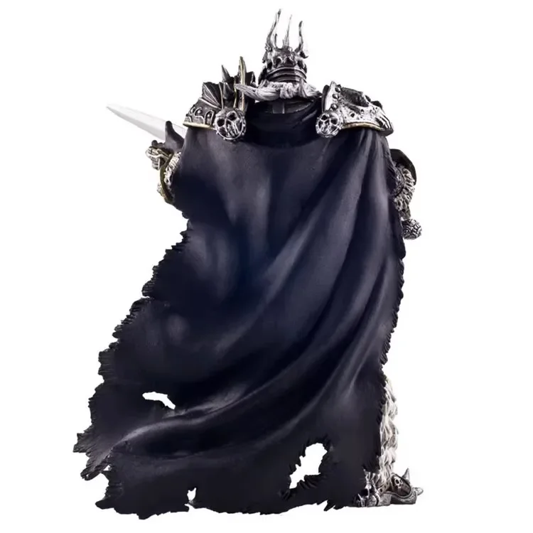 16cm World of Warcraft Game Figure Lich King Arthas Death Knight Standing Frostmourne Desktop Ornaments Collect Festival Gifts