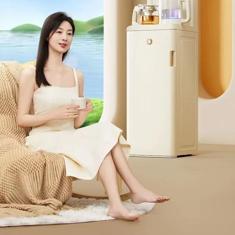 Tea bar machine, intelligent voice home office, fully automatic lower bucket, white water dispenser