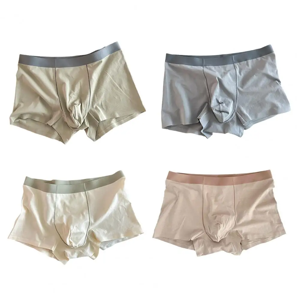Modal Boxer Short Men Soft Breathable Underpants Comfortable Shorts Underwear Convex Pouch Panties Knickers Slim Fit Panties