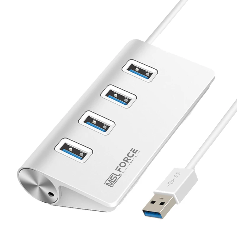 MSL USB C HUB 4 7USB Typ C Zu USB 3,0 Hub Splitter CF Kartenleser Für MacBook Pro iPad pro Samsung Galaxy Note10 S10 USB 2,0 Hub