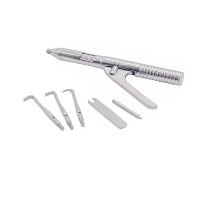 3 Sets Dental Materials Oral Equipment Automatic Crown Remover Double Head Crown Remover Stainless Steel Material