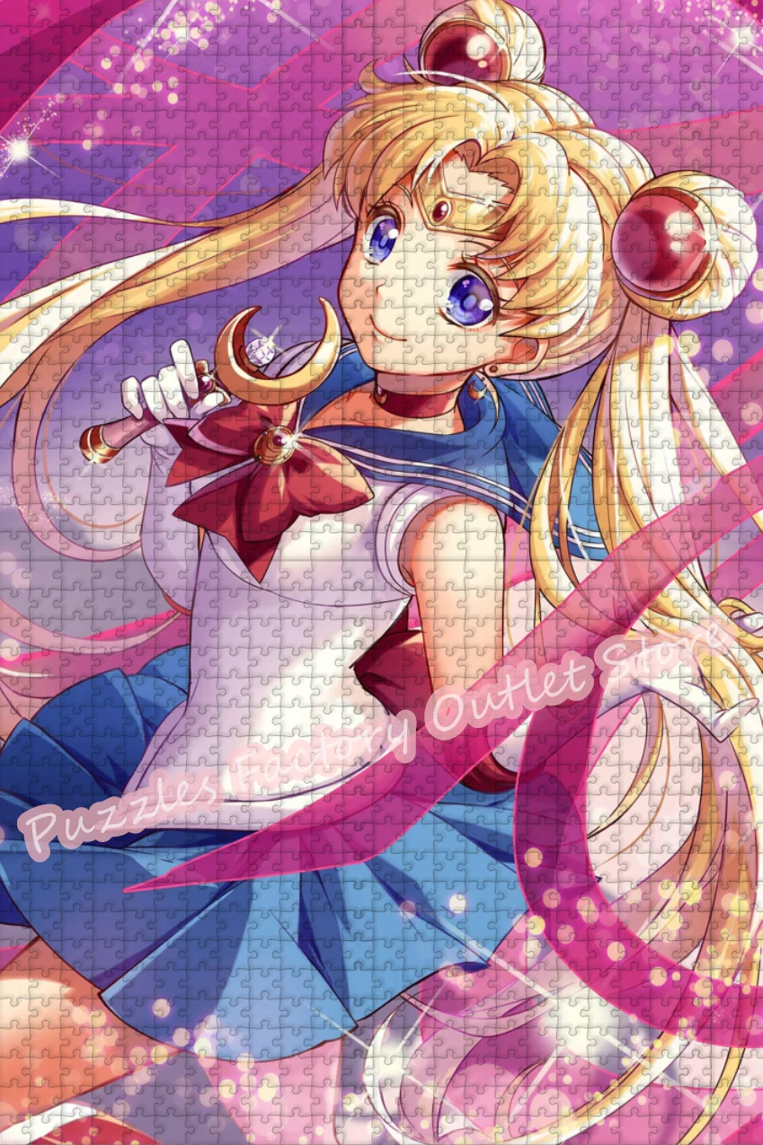 Jigsaw Puzzles Anime Role Sailor Moon 300/500/1000 Pieces Cartoon