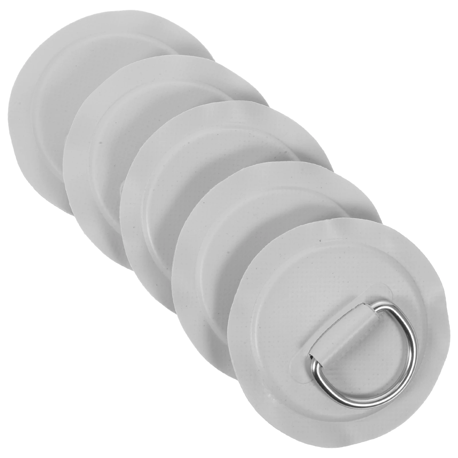 

5pcs Black Stainless Steel D-shaped Buckles for Inflatable Boats PVC Rafts Kayak D Rings Accessories Repair Kit