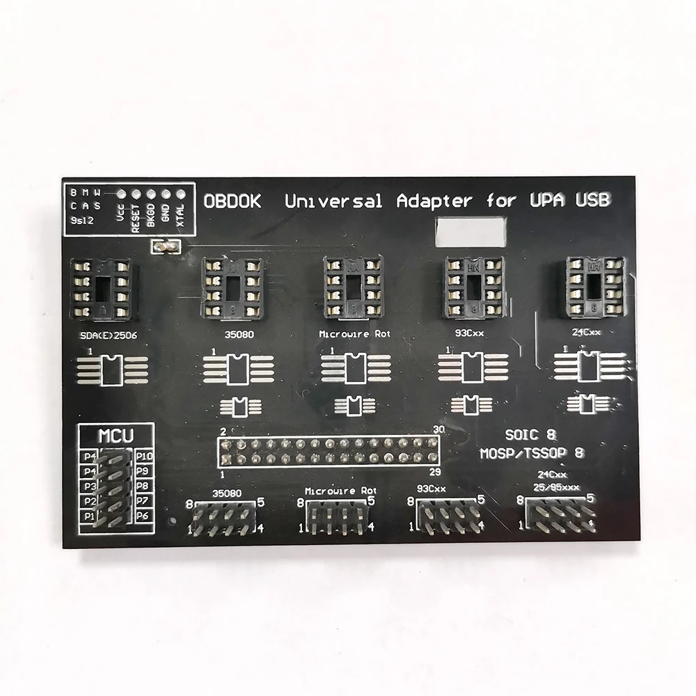 UPA USB V1.3 Universal Eeprom Adapter With 8 Soic Clip Cable For UPA ECU Programmer S I2C/SPI Microwire Eeprom-Programming