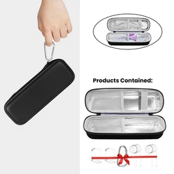 Yunchi Tooth Brush Storage Bag EVA Travel Case for Oral B D12 Pro 4000 Smartseries IO 7 8 9 10 CrossAction Toothbrush Travel Box