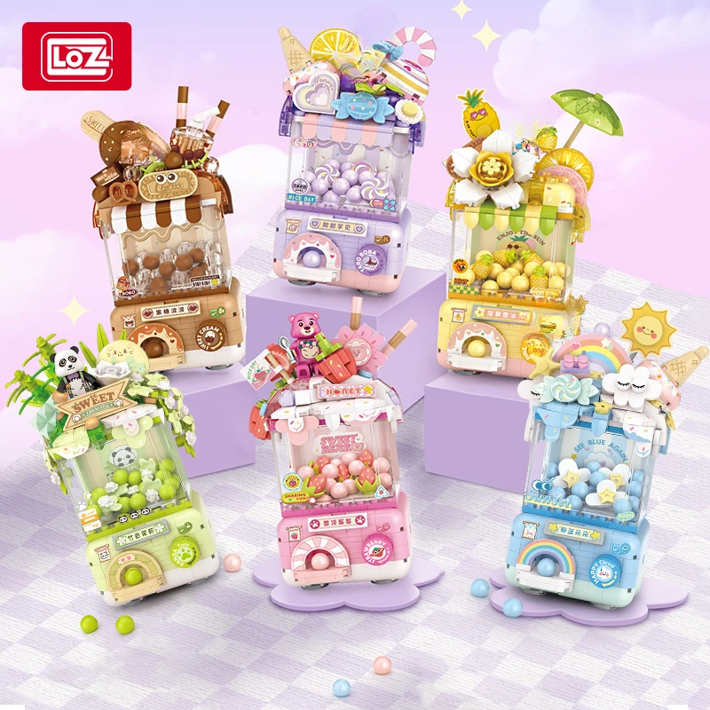 

LOZ Small particle building blocks 1677-1682 children's twisting egg machine puzzle assembling toy gift