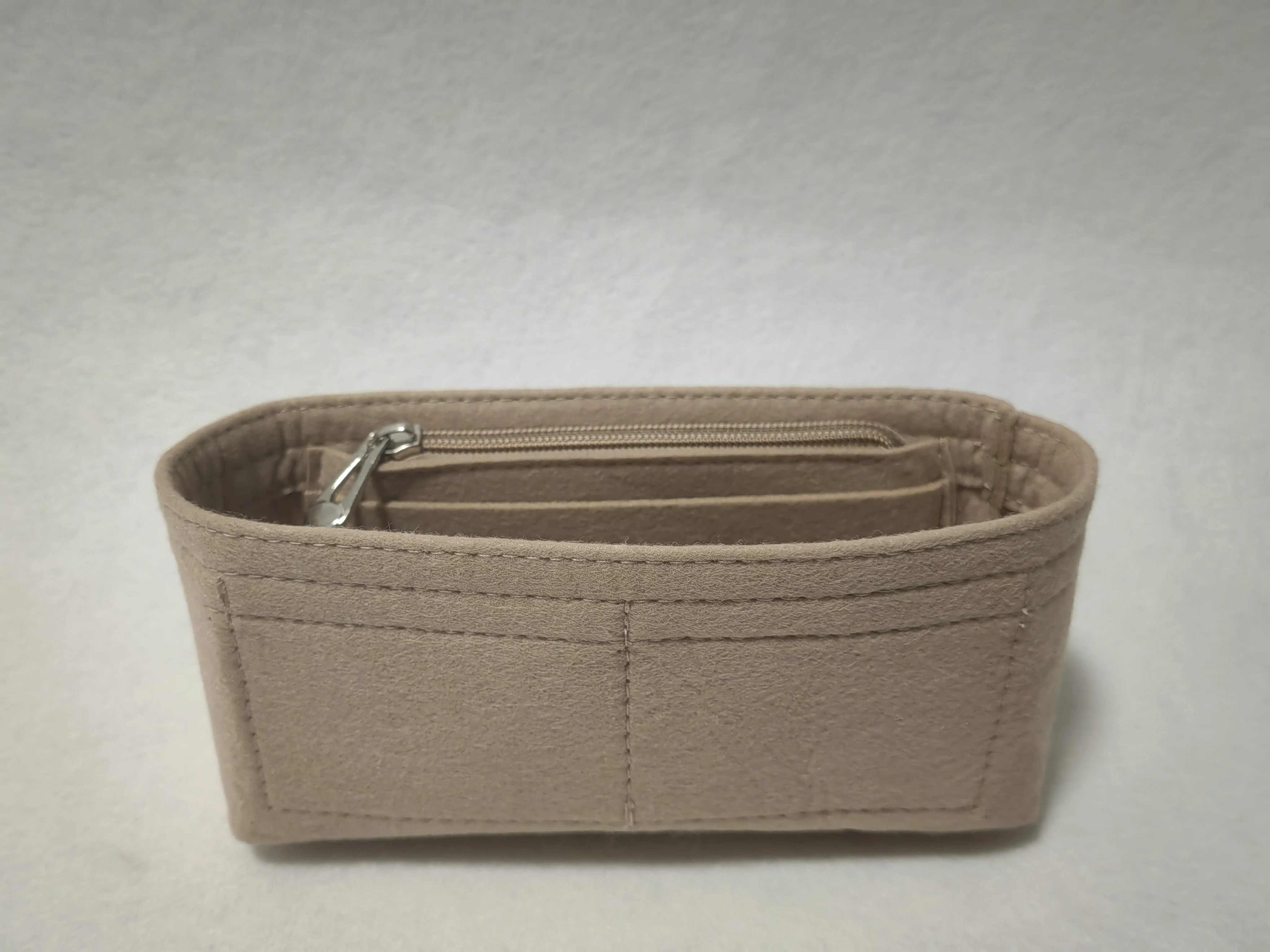 Homefish Felt Insert Bag Organizer Bag In Bag For Handbag Purse Organizer for Longchamp Mini Shoulder Bag