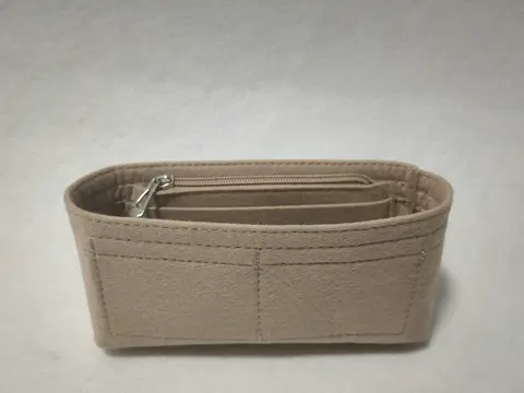 Homefish Felt Insert Bag Organizer Bag In Bag For Handbag Purse Organizer for Longchamp Mini Shoulder Bag