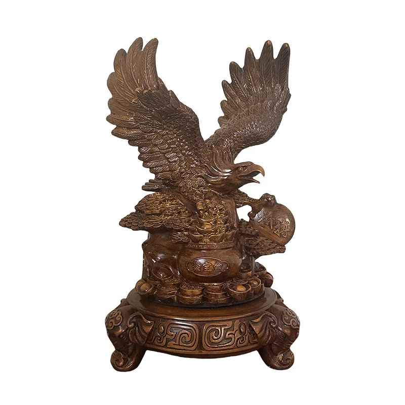 ￥#Grand Display Eco-Friendly Chinese Style Resin Crafts Entrance Decoration for Office & New Home Symbolizing Wealth Peace