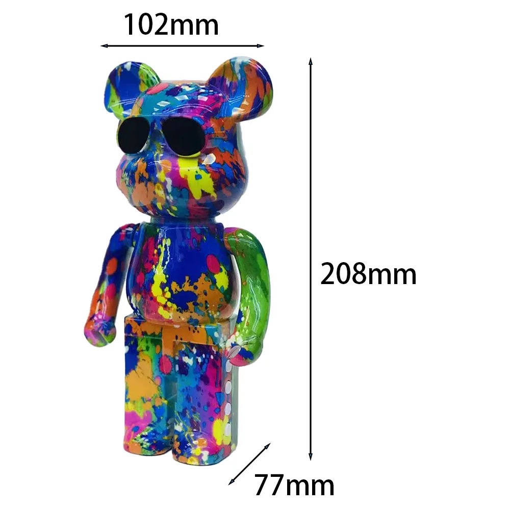 Doodle VBEAR граффити жестокий медведь Bluetooth аудио украшение дома карта маленький аудио трендовый плюшевый мишка подарок на день рождения динамик