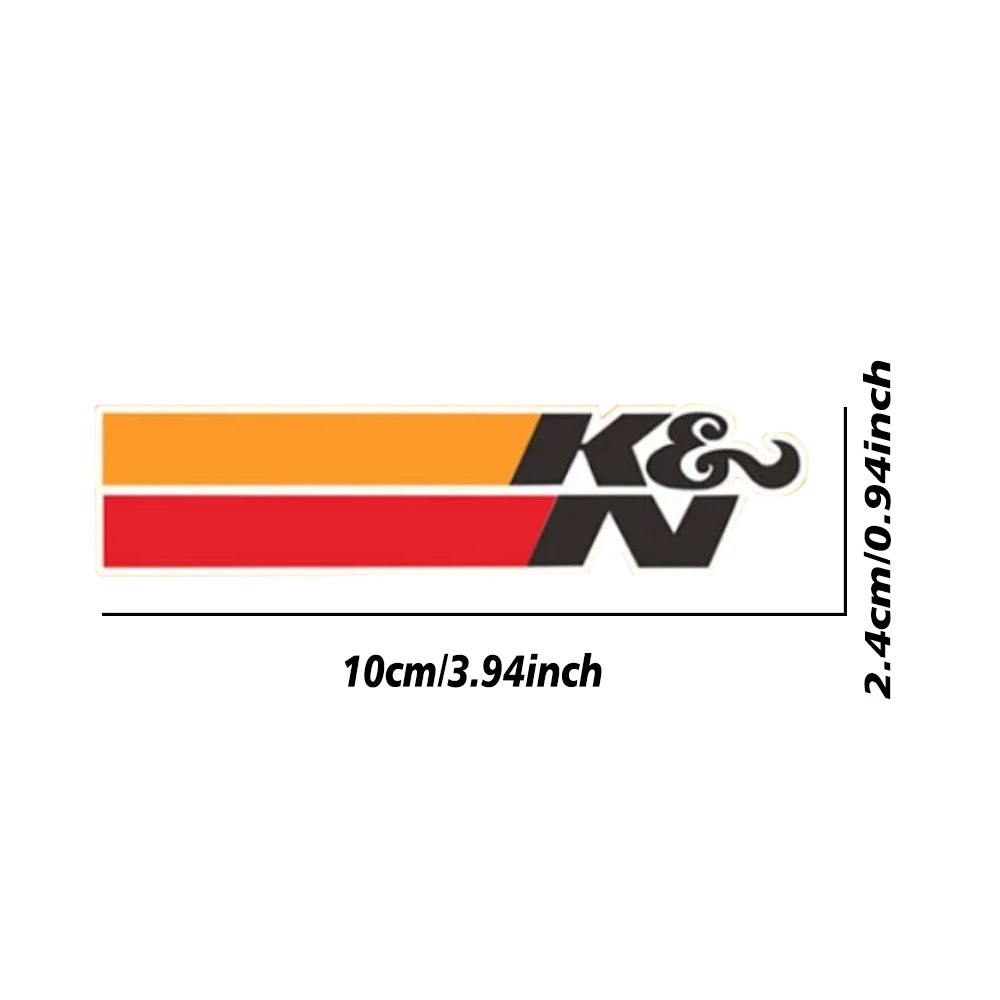 1PCS K & N Personality Motorcycle Stickers Waterproof DIY Motorbike Side Panels Fuel Tank Fairing Vinyl Decals Refit Decoration #4