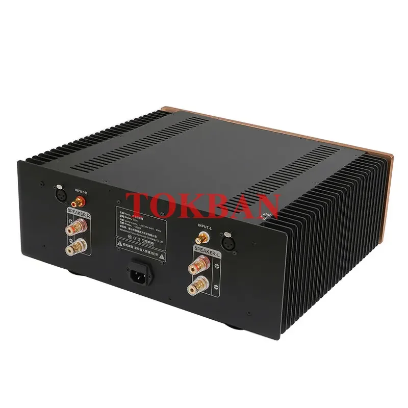 Tokban Replica Accuphase E405 Class AB Power Amplifier 300w*2 Balanced XLR High Power Vu Meter Hi-END Amp HIFI Amplifier Audio