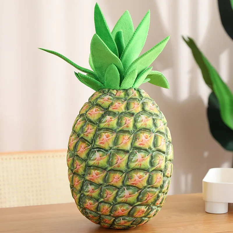 

2024 New Cartoon Baby Pillow Simulation Pineapple Fruit Pillow Pineapple Doll Sleeping Soothing Doll Photography Prop