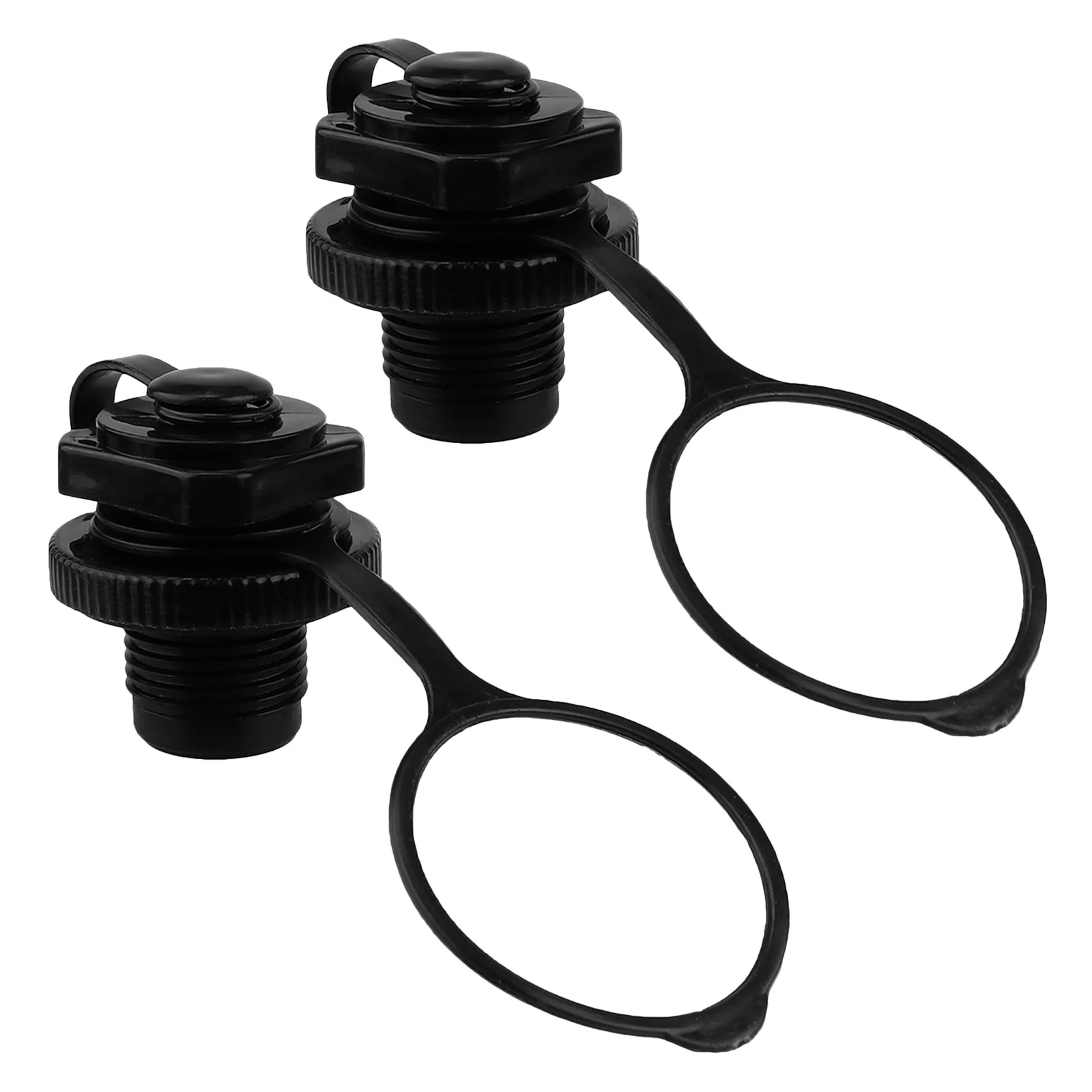 

2Pcs Inflatable Boat Air Valve Connector Double Seal Kayak Relief Valve Fast Inflation Deflation Paddle Board Plugs