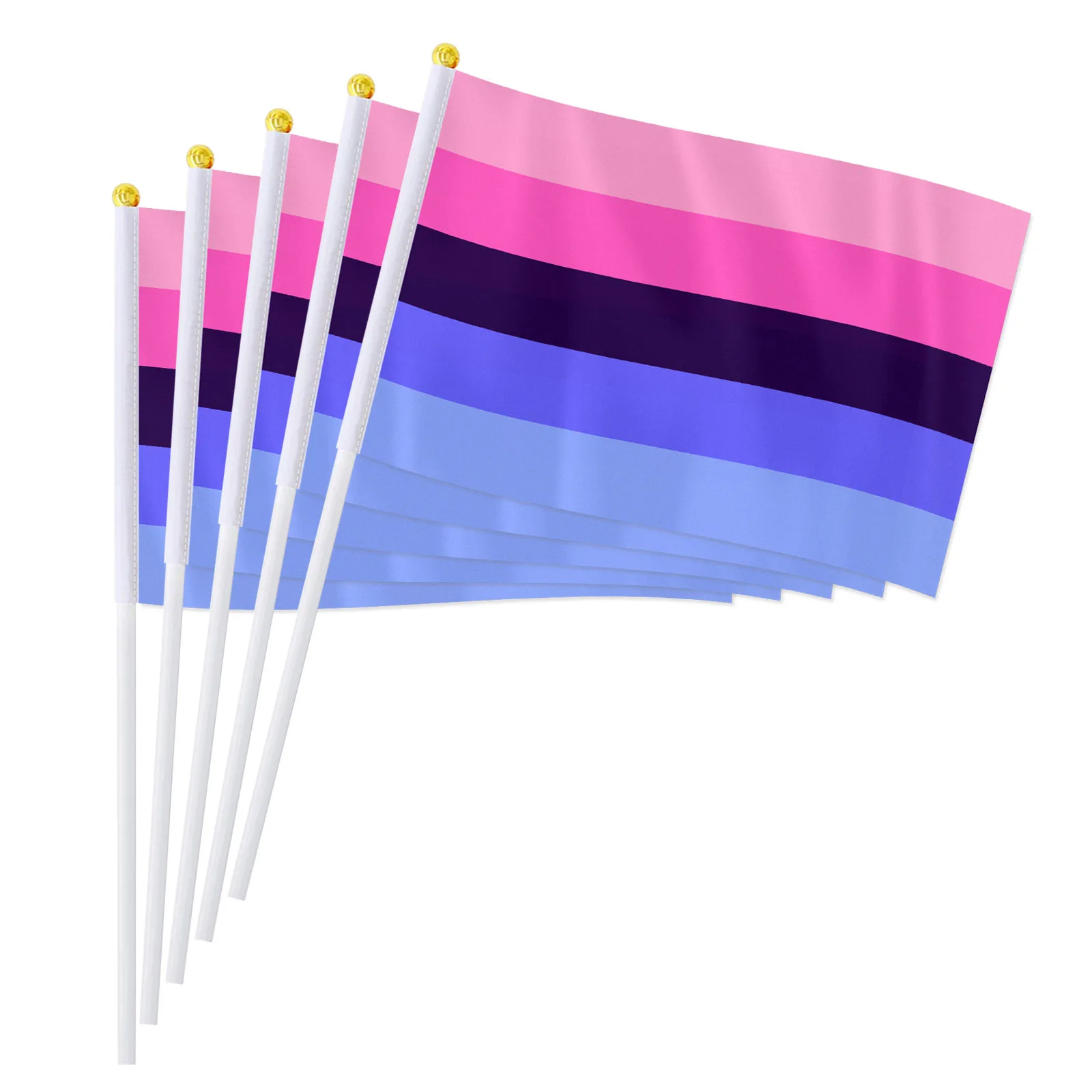 PTEROSAUR-14*21 سنتيمتر متعدد الجنس فخر علم اليد ، LGBT أومني قوس قزح يده يلوحون العلم الصغير ، LGBTQ هدايا ديكور الحفلات