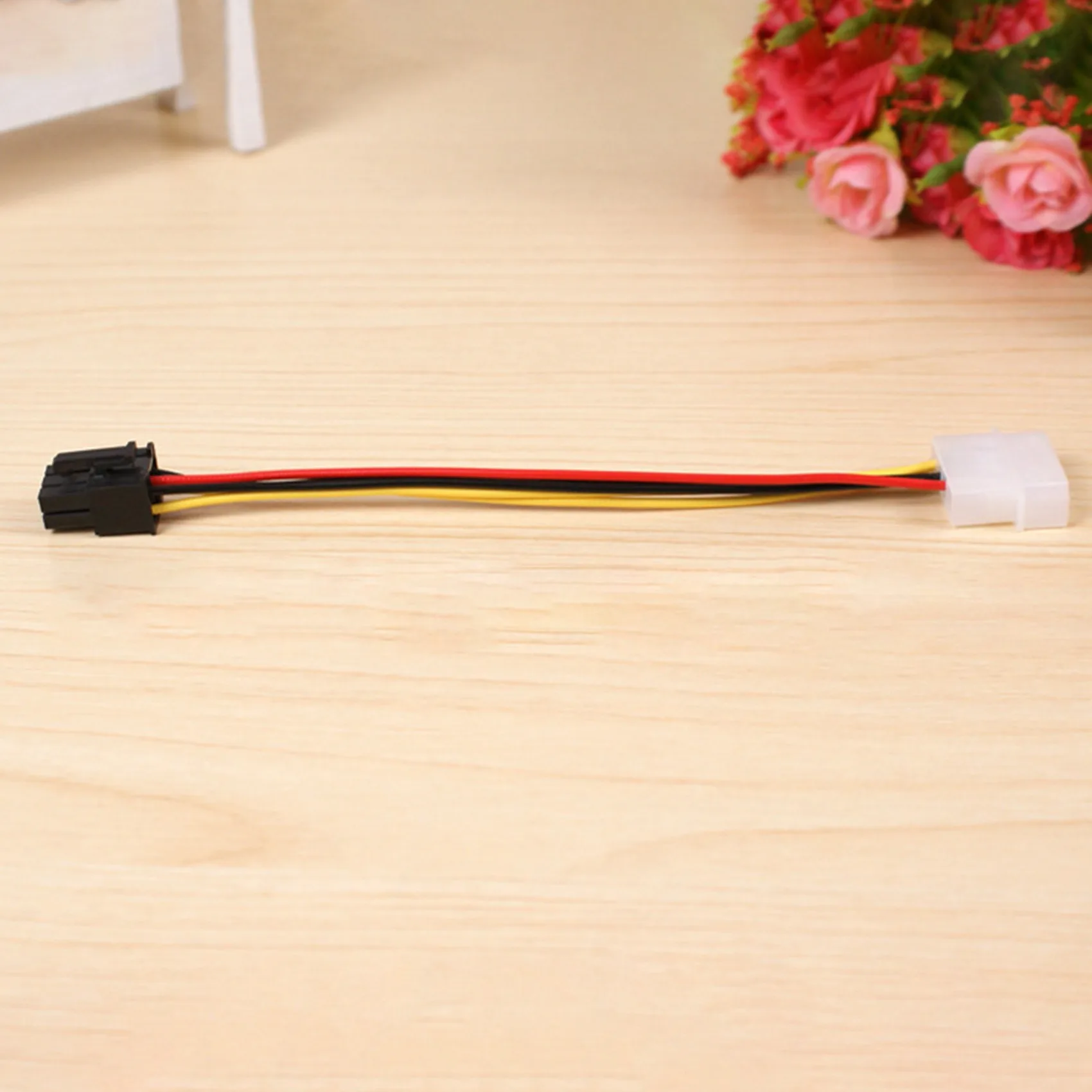 (A23G) 10 Pcs 4 Pin IDE Molex to 6 Pin Power Cable GPU Graphic Card