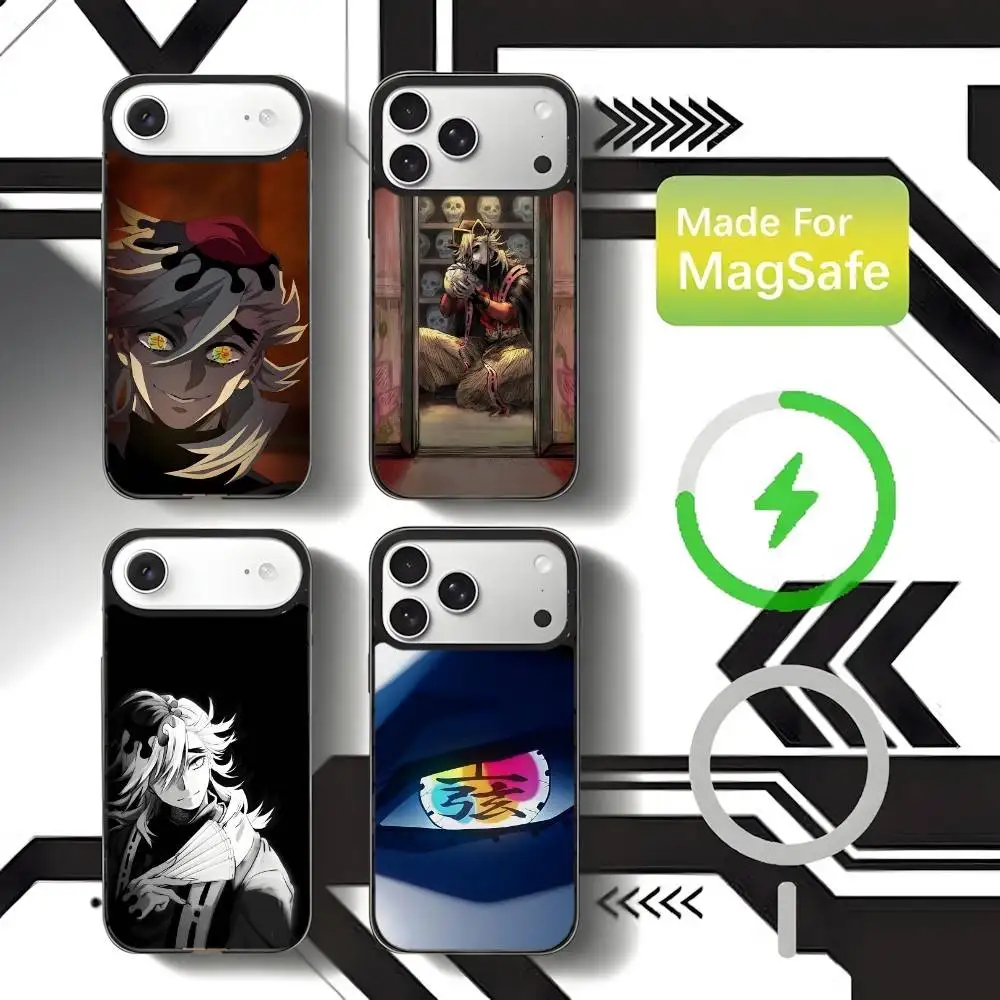 

Douma D-Demon S-Slayer Phone Case For iPhone 17,16,15,14,13,12,11,Pro,Max,Plus,Mini,SE4,E Magnetic Magsafe Wireless Charging