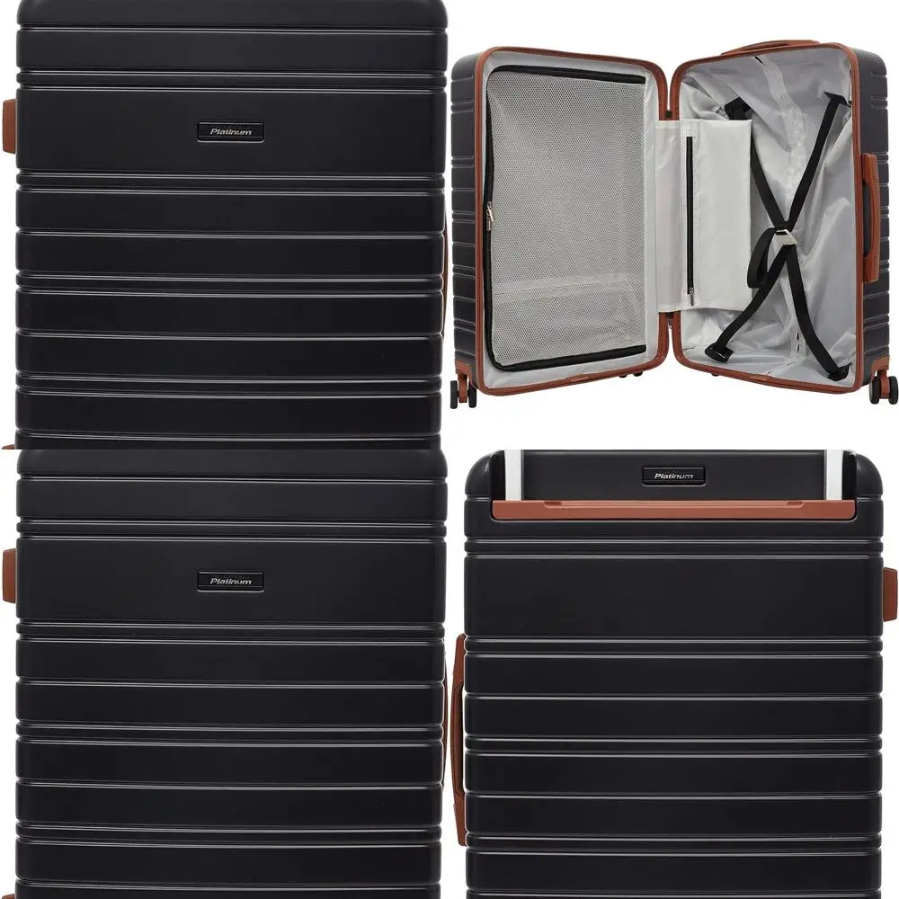 

Black 20 Dual-Piece Travel Club Luggage Set, Carry-On Size