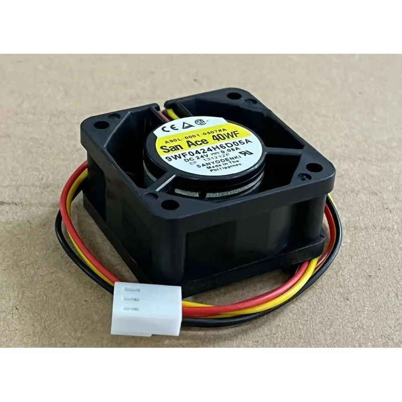 MY For Fanuc A90L-0001-0507#A 9WF0424H6D05A DC24V 0.08A 3Pin 40*40*20mm fan