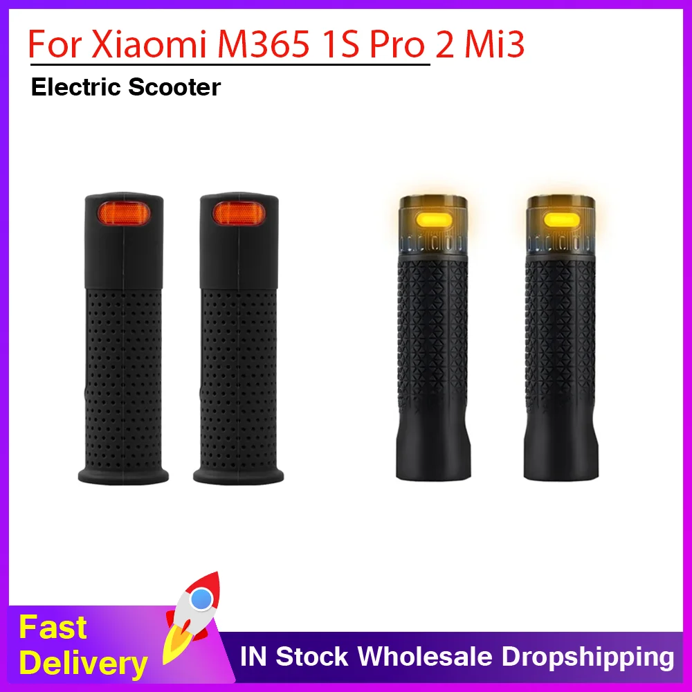 

E-Scooter Handlebar Grips Turning Light for Xiaomi M365 1S Pro 2 Mi3 for Ninebot Max G30 for Hiboy Rear Fender Turn Signal Lamp