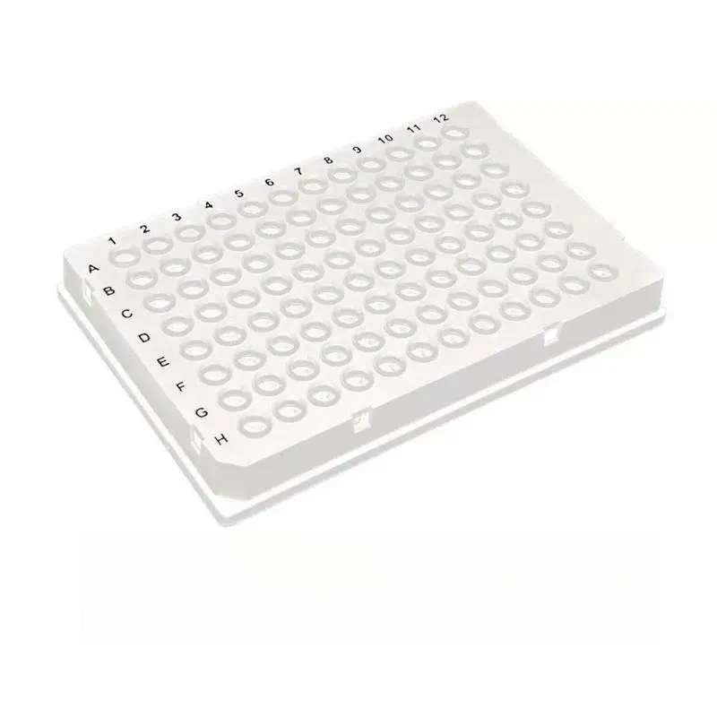 Compatible White Transparent 96 Well PCR Plate HSP9601 / HSS9601