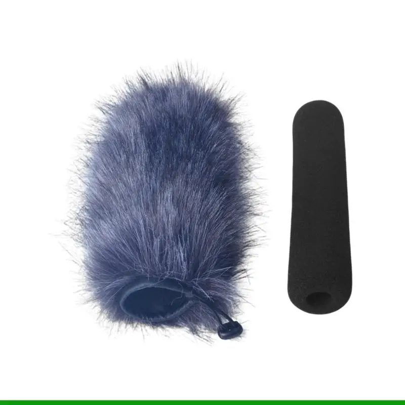 U55C Rabbit Hair Handheld Mic Cover Enhances Sound And Visual Appeal Noise Reduction
