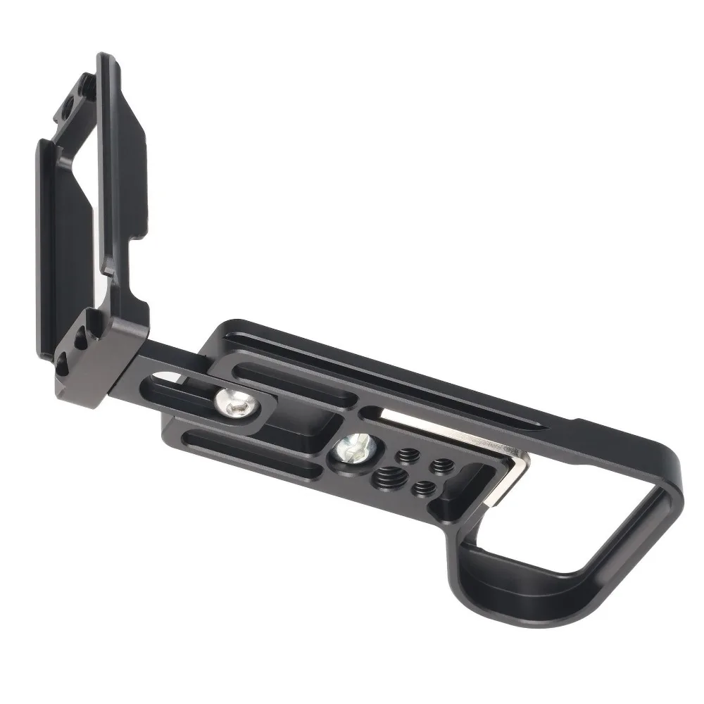 Piastra staffa a forma di L per fotocamera Sony A6700 piastra di base Shoot a sgancio rapido QR verticale 1/4 vite treppiede stabilizzatore verticale