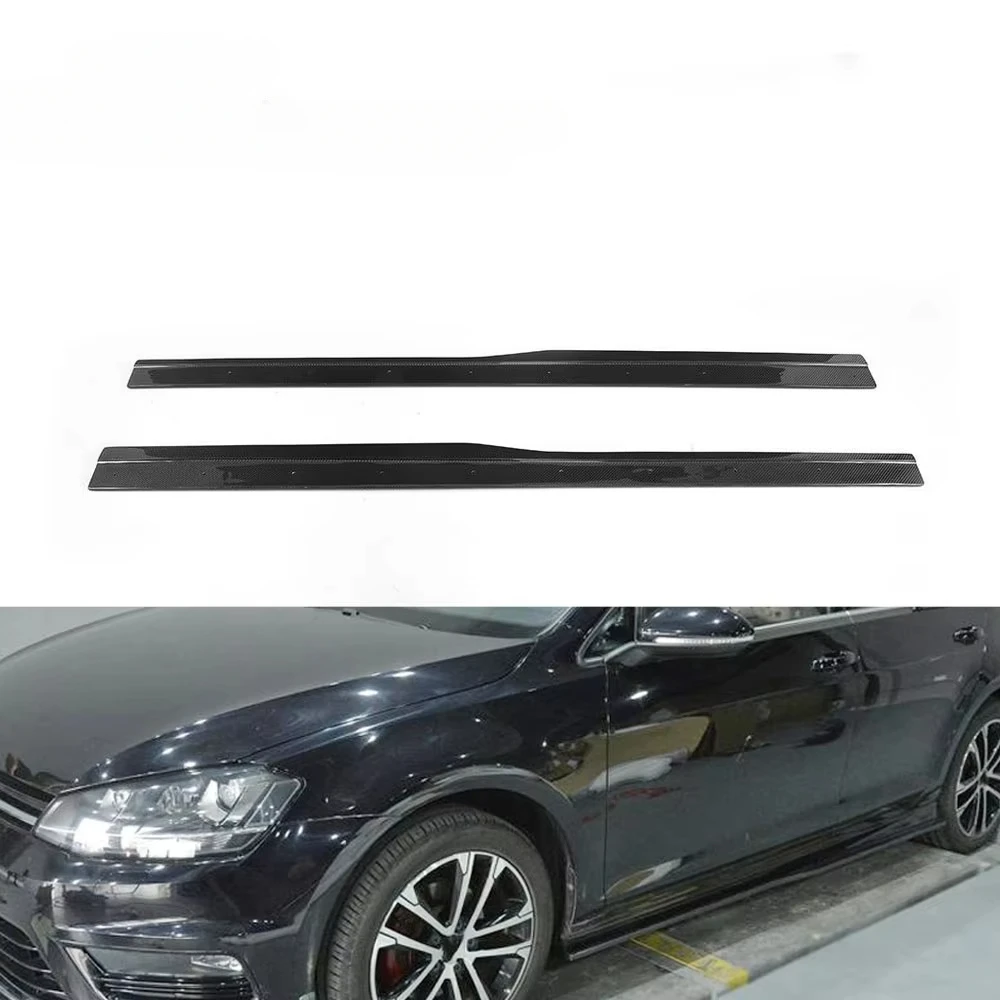 

Golf7 MK7 R Carbon Fiber Side Skirt Extension for Volkswagen VW Golf VII MK7 R R-Line