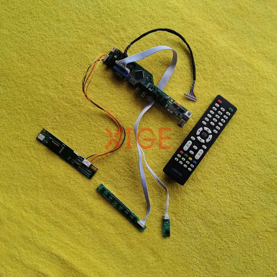 

Плата контроллера экрана для LQ150X1LH62 LT150X3 HT15X33 N150X1 1024*768 USB+AV+VGA+HDMI 20Pin LVDS 1024x768 1-CCFL DIY Kit