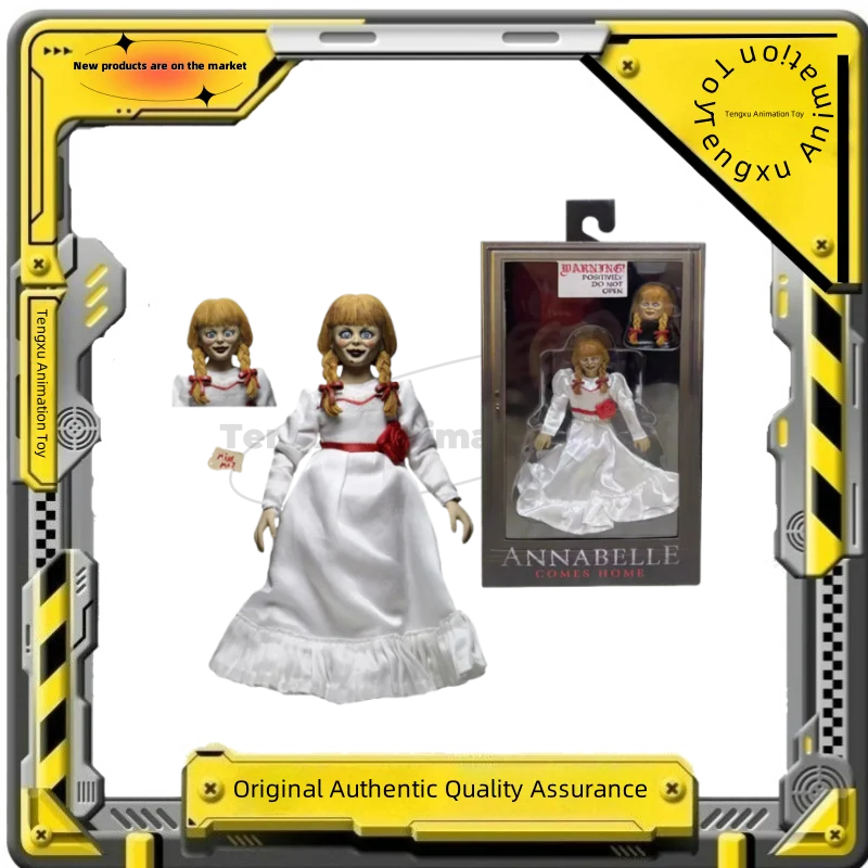 

【Товары для пятен】Оригинальная 8-дюймовая тканевая фигурка NECA Annabelle, научная модель куклы, гаражный комплект, подарок