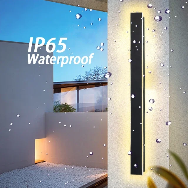 

Отель Вилла Водонепроницаемый Сад Линейный Длинный Настенный Бра Наружное Освещение Светильник Светодиодные Настенные Светильники Светодиодные Наружные Настенные Светильники