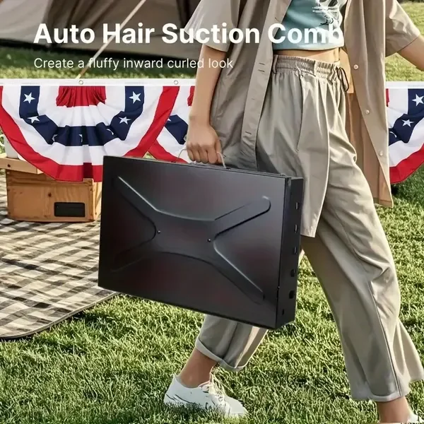 

«Универсальный гриль-барбекю — компактный складной угольный гриль с местом для хранения инструментов — приготовление пищи на открытом воздухе»