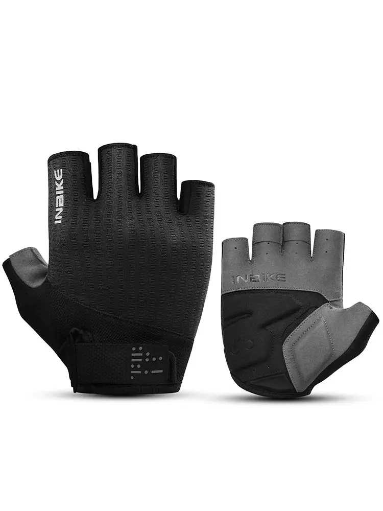AliExpress UK INBIKE Half Finger Cycling Gloves Sports and Fitness Mountain Bike Cycling Gloves Men's and Women's Cycling Thickened Palm Pad