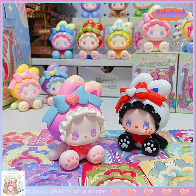 

Emma Secret Bunny Collector Mini Series Blind Box Mystery Box Anime Figures Model Room Ornaments Blind Bag Surprise Gift Toys