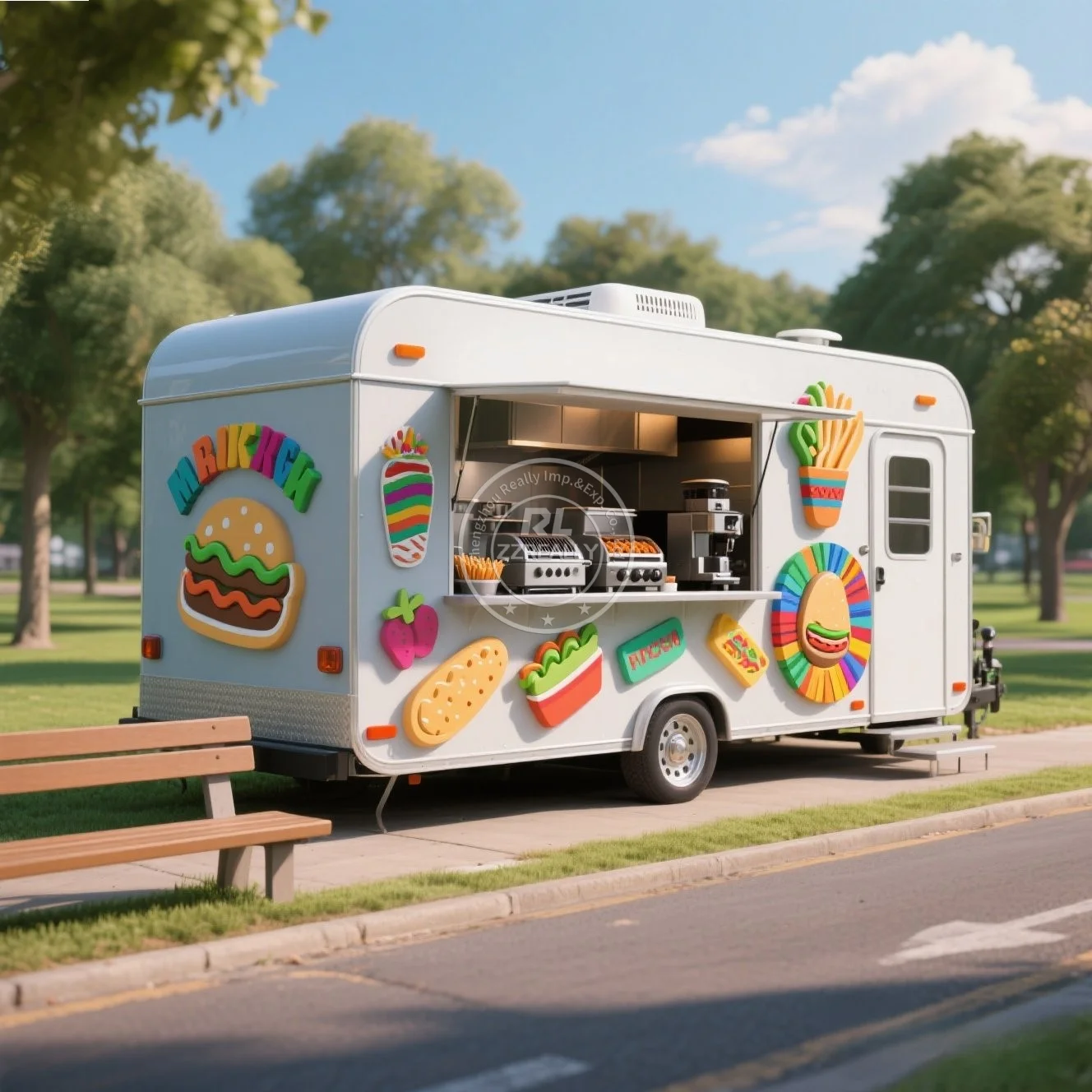 

Best Selling Mobile Bar Station BBQ Pizza Trucks Food Cart Coffee Trailer Food Truck Mobile Kitchen Fully Equiped