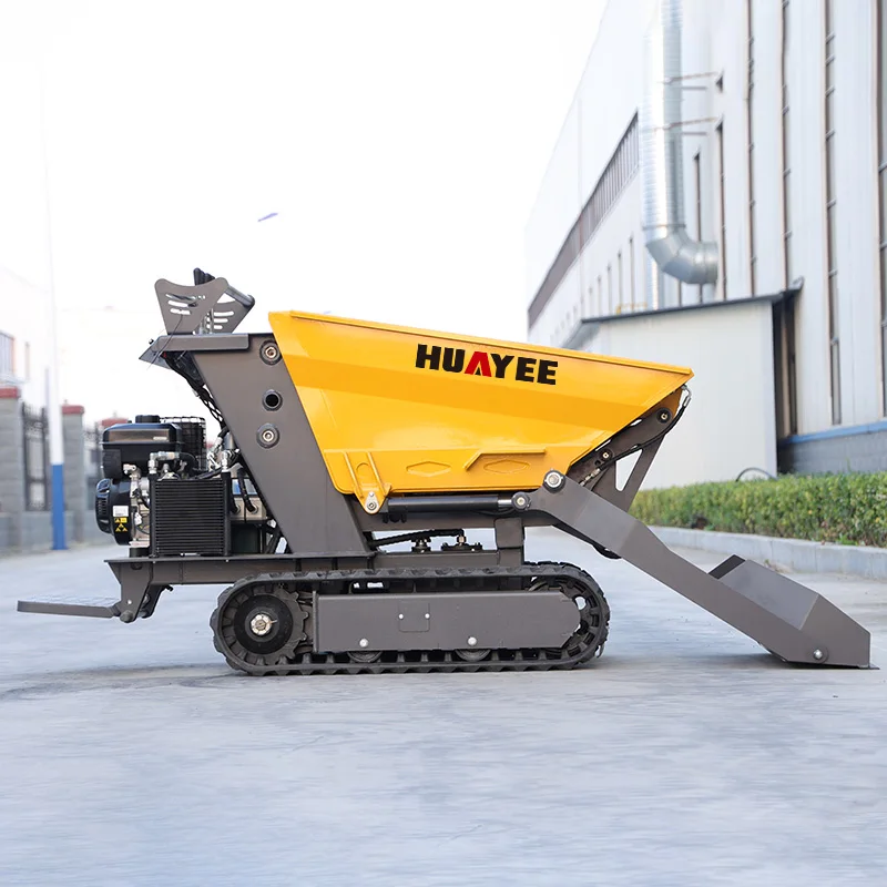 Huayee شاحنة قلابة صغيرة هيدروليكية شاحنة قلابة صغيرة 500 كجم شاحنة قلابة صغيرة مجنزرة صغيرة شاحنة قلابة ذاتية التحميل مخصصة #3