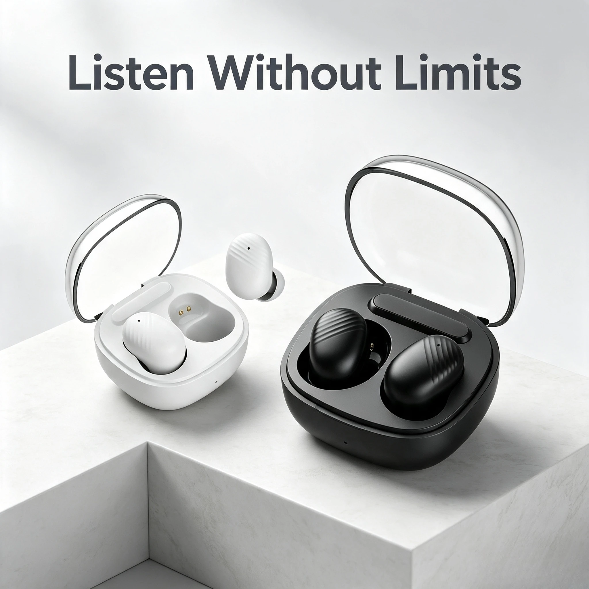 TWS Bluetooth Headset 5.3 Wireless Bluetooth Headset Noise Reduction Headset Headset with microphone is suitable for all smart p