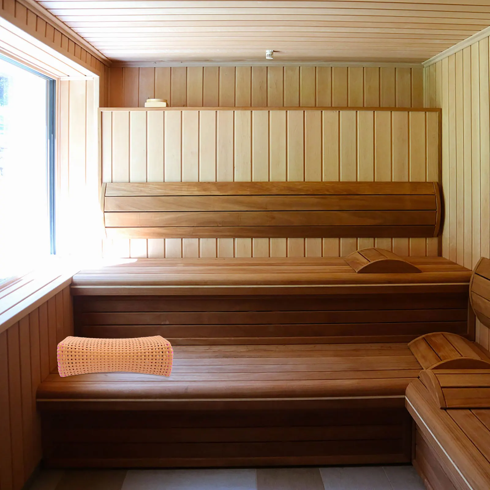 

Cool Mat Pillow Plastic Soft Headrest Elder Buckwheat Cooling Breathable Orthopedic Sleeping Bamboo Neck Cushion Home Supplies